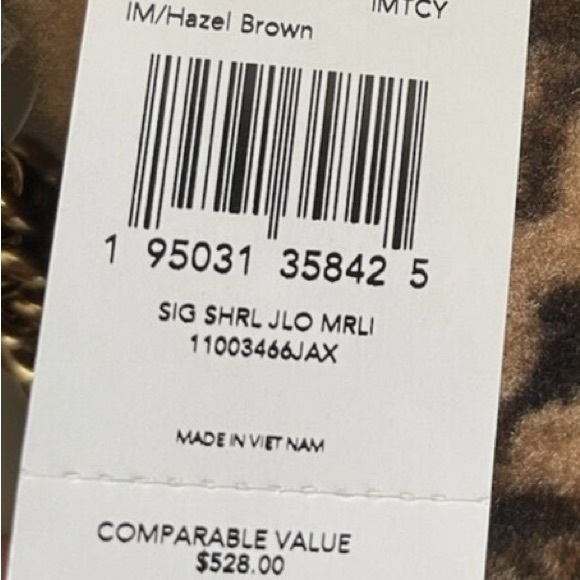 Coach X Jennifer Lopez Marlie Bag Top Handle Shearling C6492 Leopard Leather - Picture 11 of 11